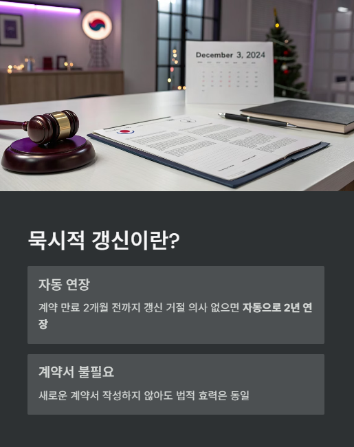 묵시적 갱신이란?