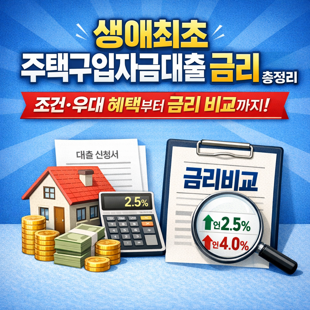 생애최초 주택구입자금대출 금리