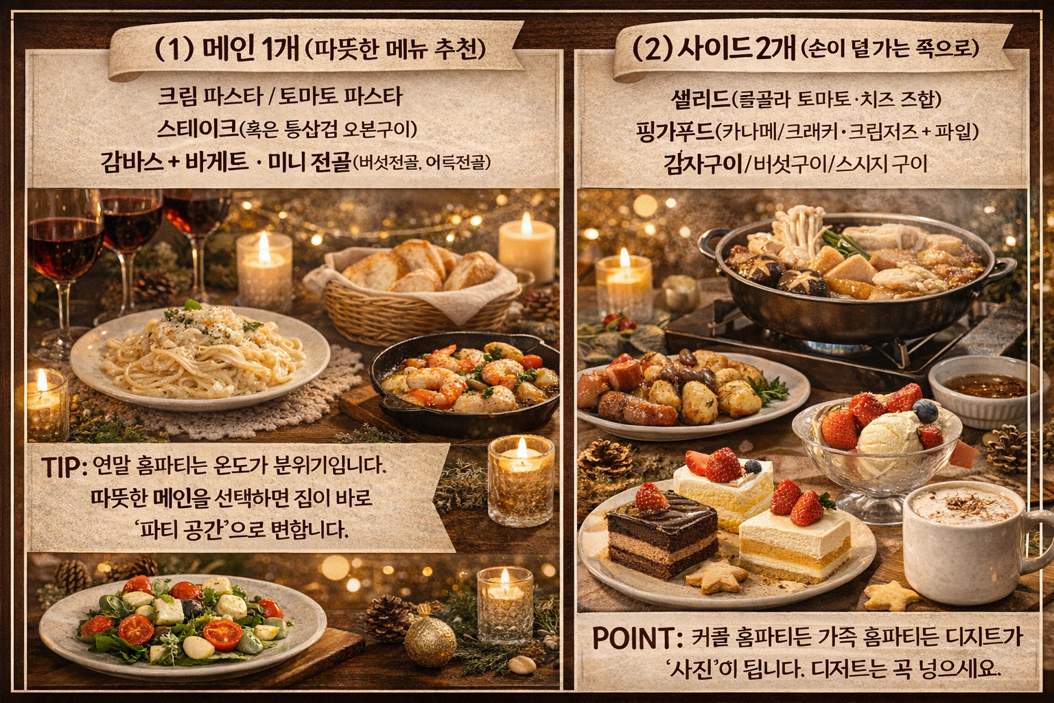 홈파티 추억을 심는