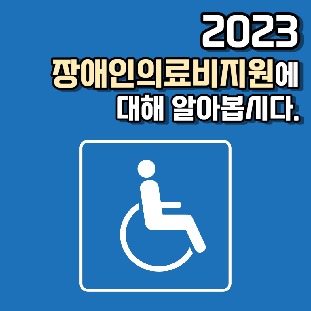 2023 장애인의료비지원