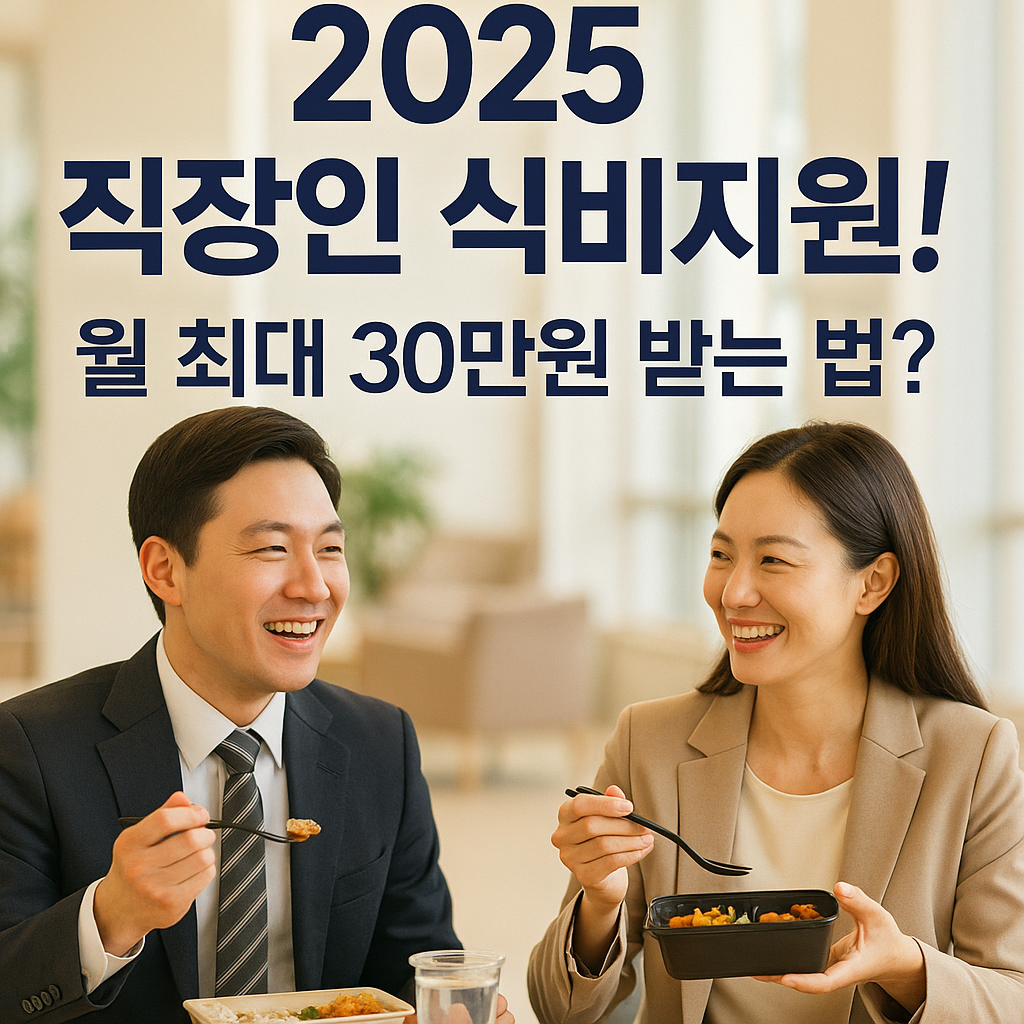 2025 직장인 식비지원사업 안내 썸네일