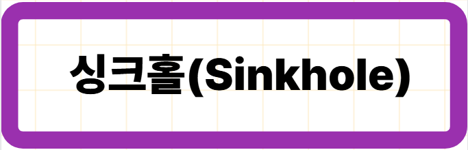 싱크홀(Sinkhole)