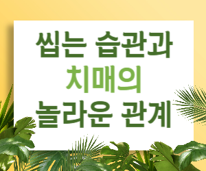 깜빡깜빡하는 기억, '꼭꼭' 씹어 되찾자! 씹는 습관과 치매의 놀라운 관계