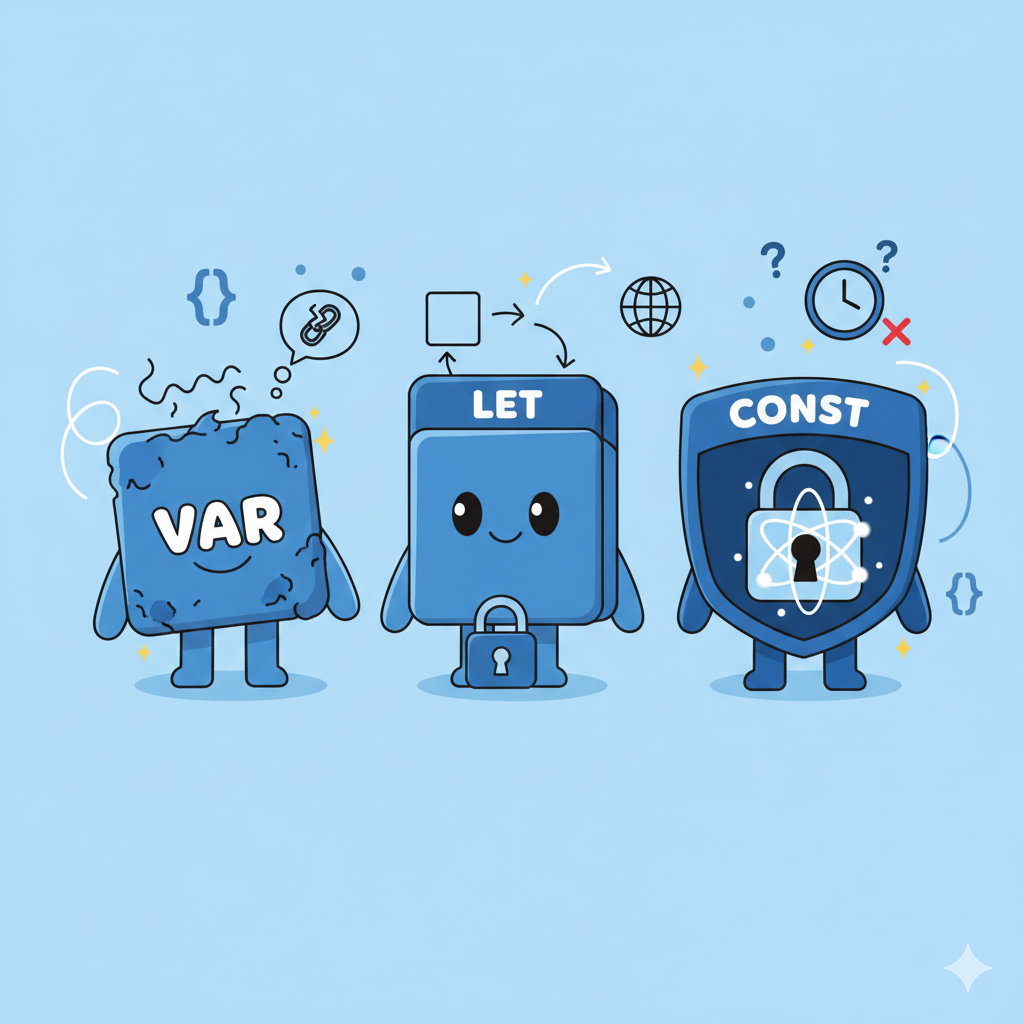 var, let, const