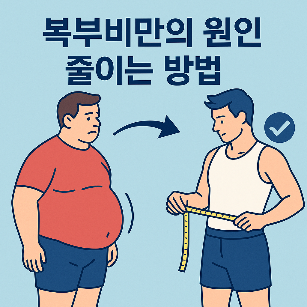 복부비만을 줄이기 위한 실천 전략