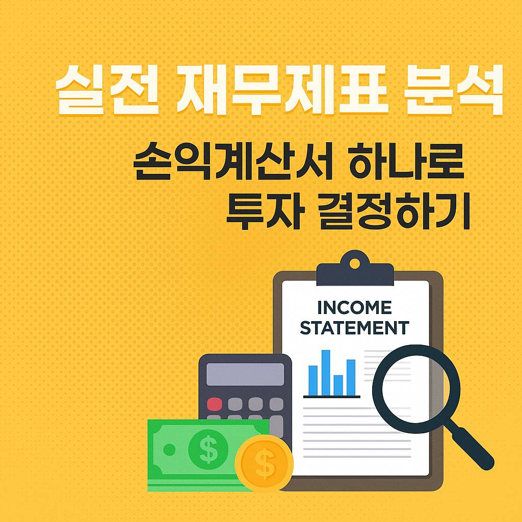 손익계산서 하나로 투자 결정하기