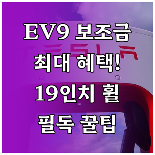 EV9 롱레인지 4WD 19인치 휠 ..