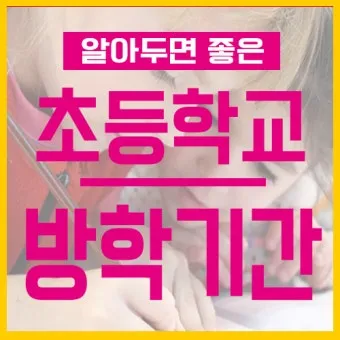 초등학교 여름방학기간 서울 부산 개학 2025년 경기도 대구 정보_21