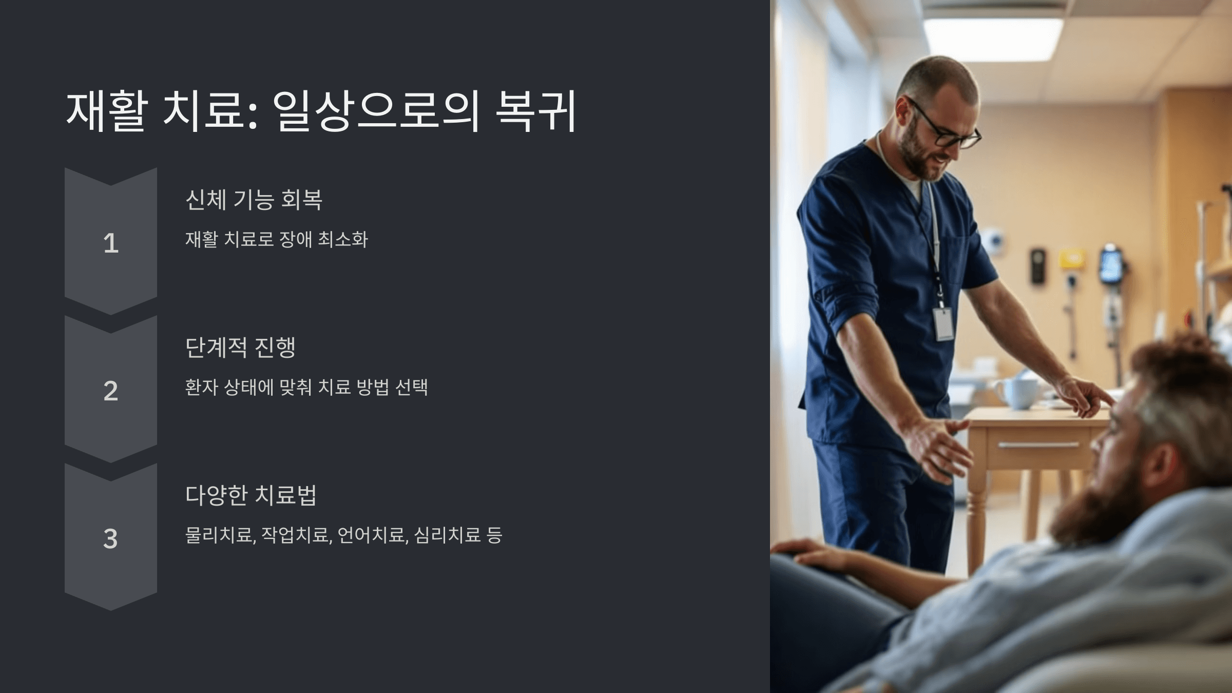 뇌경색과 관련된 사진입니다.