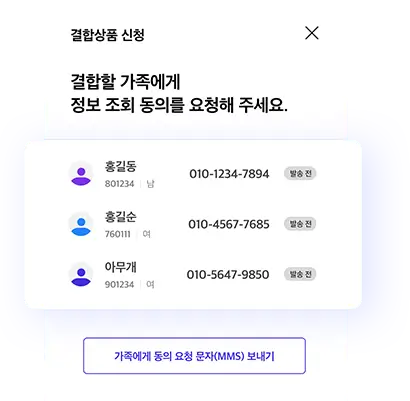 가족결합 요금제의 할인 혜택