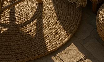 50대를 위한 디지털 노마드 창업을 상징하는 해안가 작업 공간