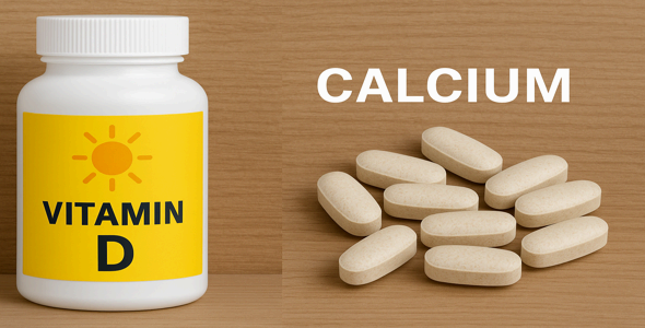 비타민 D와 칼슘 – 골밀도 유지의 핵심 영양소