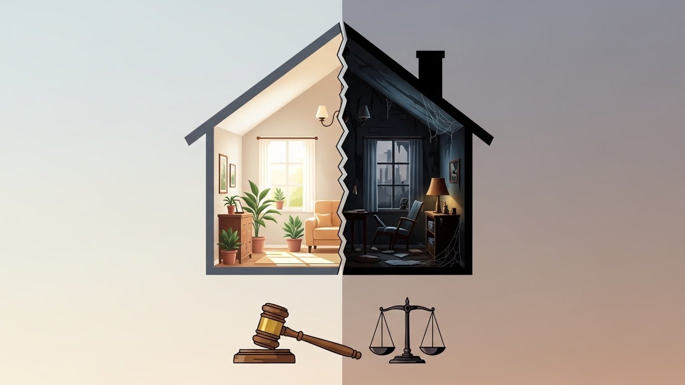 아파트경매, 접근금지, 이혼후집문제