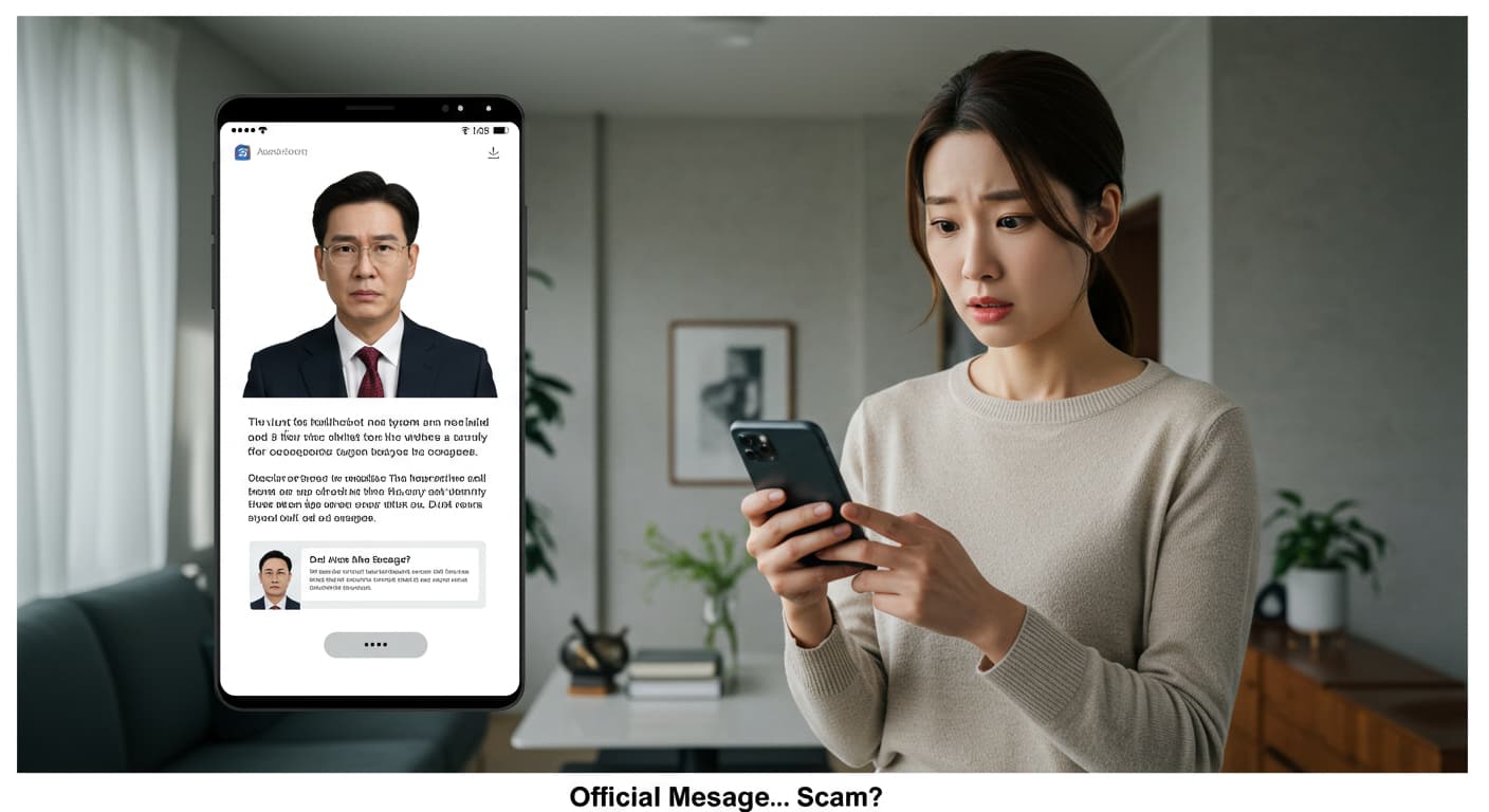 클릭하면 악성 앱이 설치되거나, 개인정보가 유출