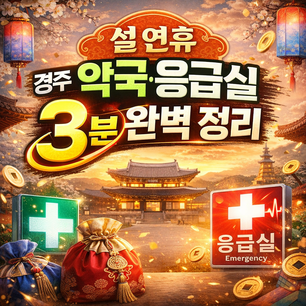 설 연휴 경주 약국&middot;응급실 바로 가기