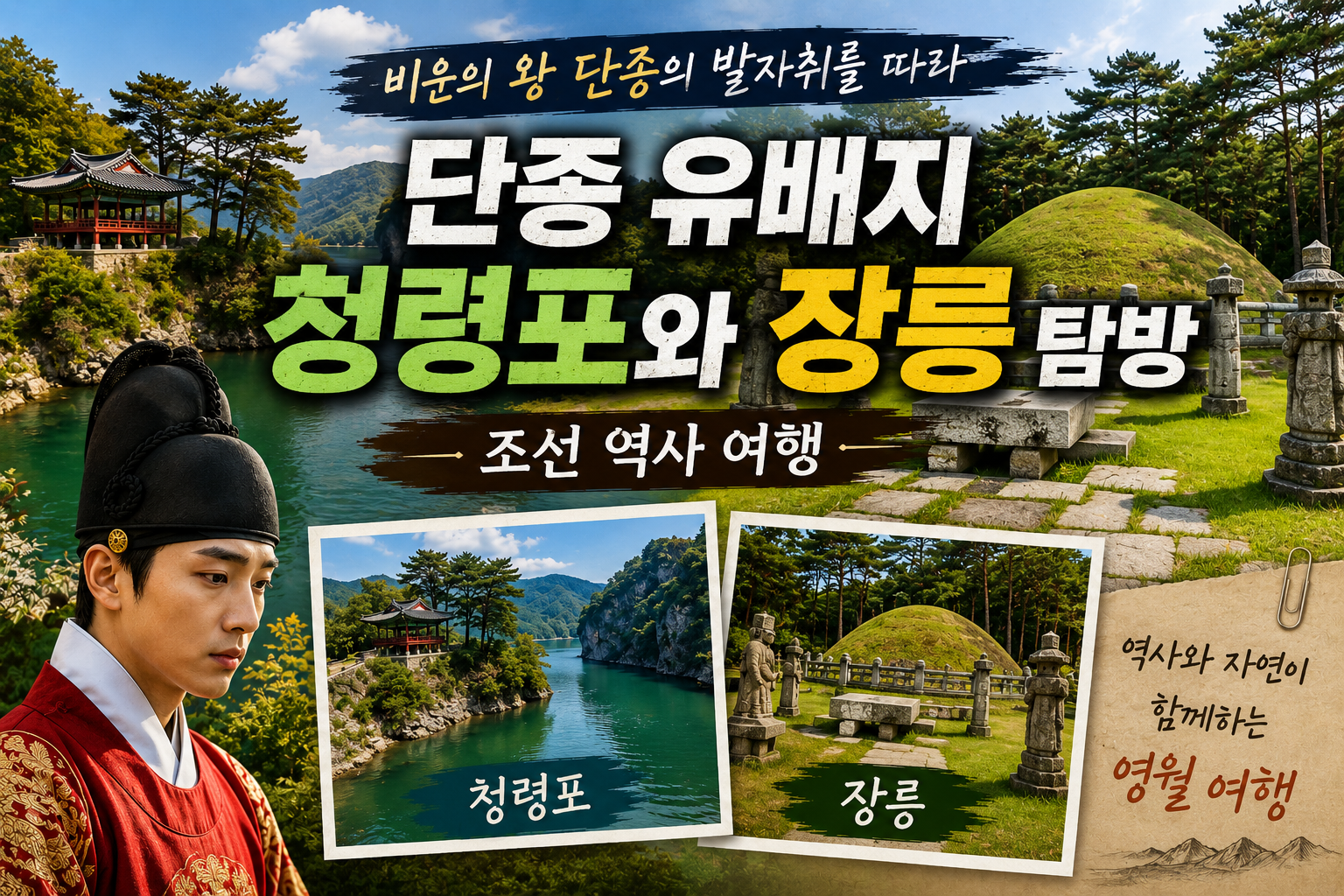 단종 유배지 청령포와 장릉 탐방, 조선 역사 여행