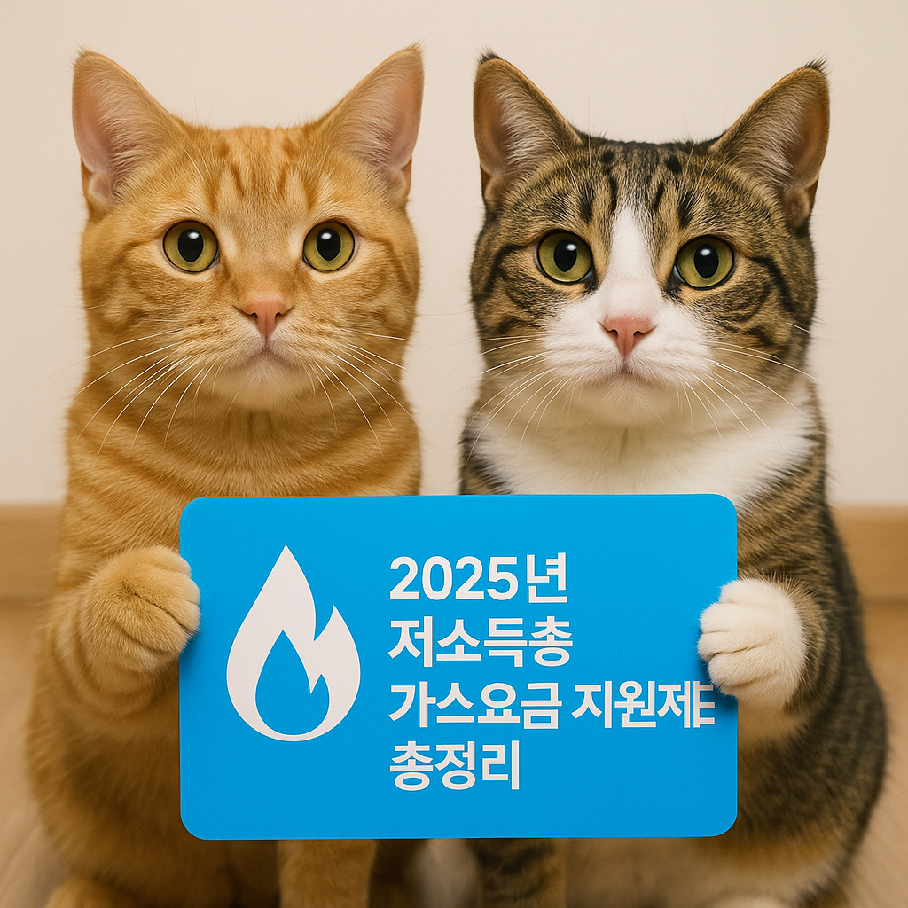 2025년 저소득층 가스요금 지원제도