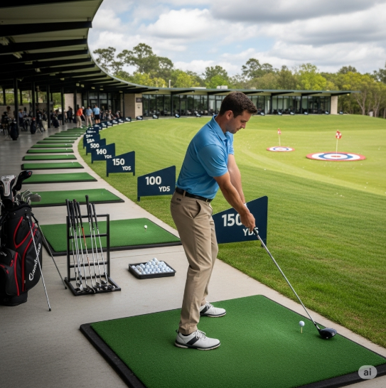 골프 연습장에서 효과적으로 연습하는 법 - 실력 향상의 지름길 관련이미지