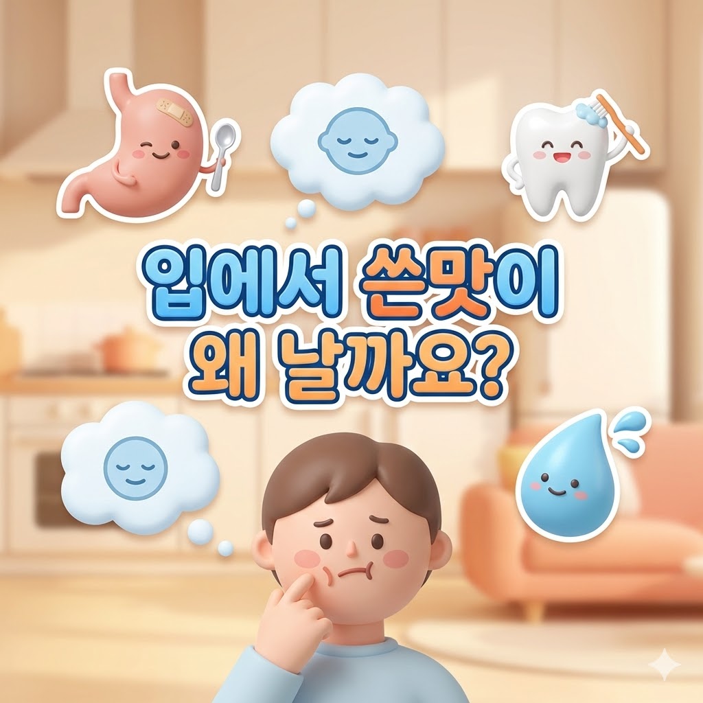 입에서쓴맛이나는이유, 쓴맛원인, 구강건조증, 역류성식도염, 간기능저하, 약물부작용미각, 임신쓴맛, 스트레스미각, 입안불쾌한맛, 구강위생