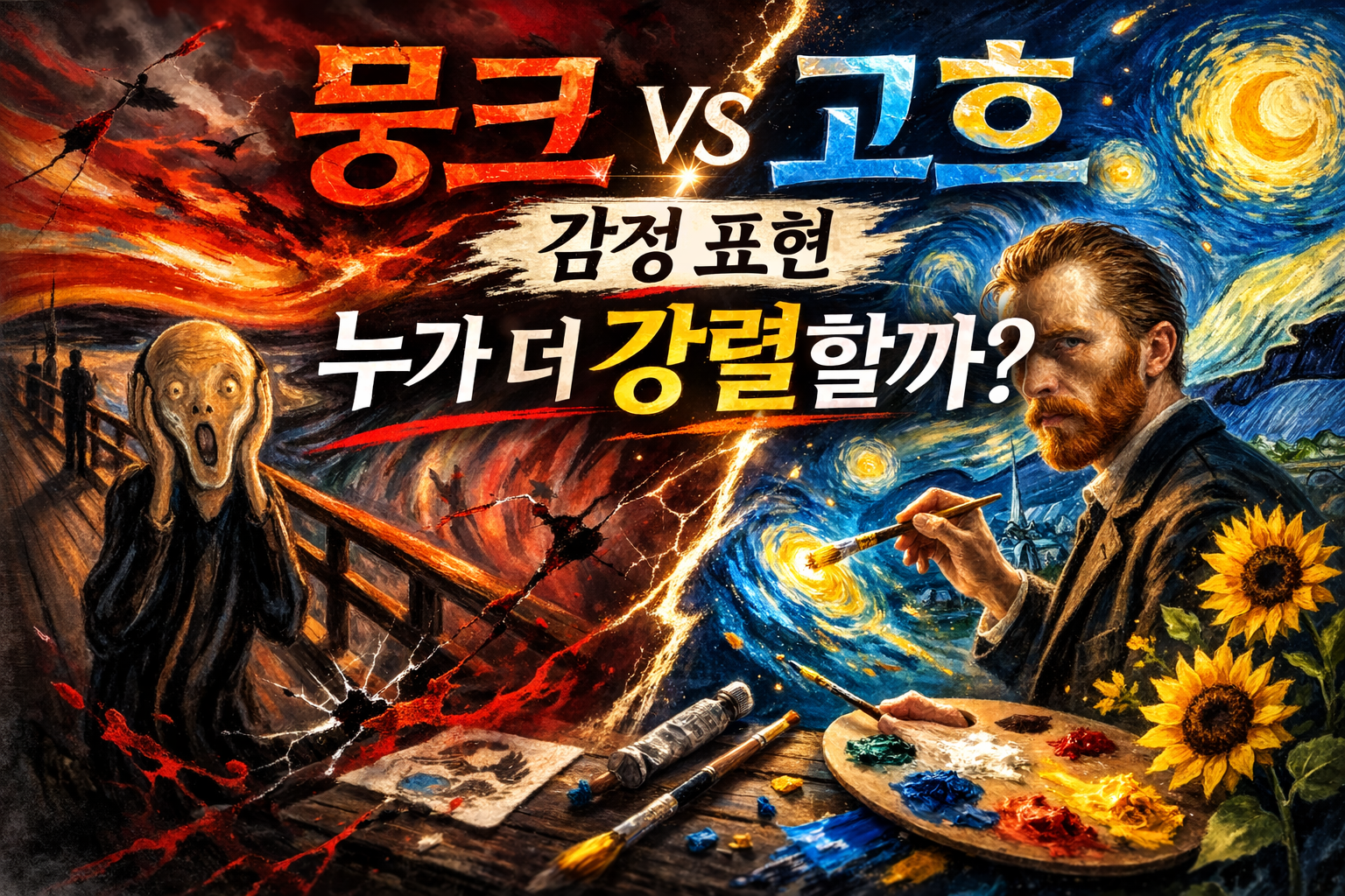 뭉크vs고흐