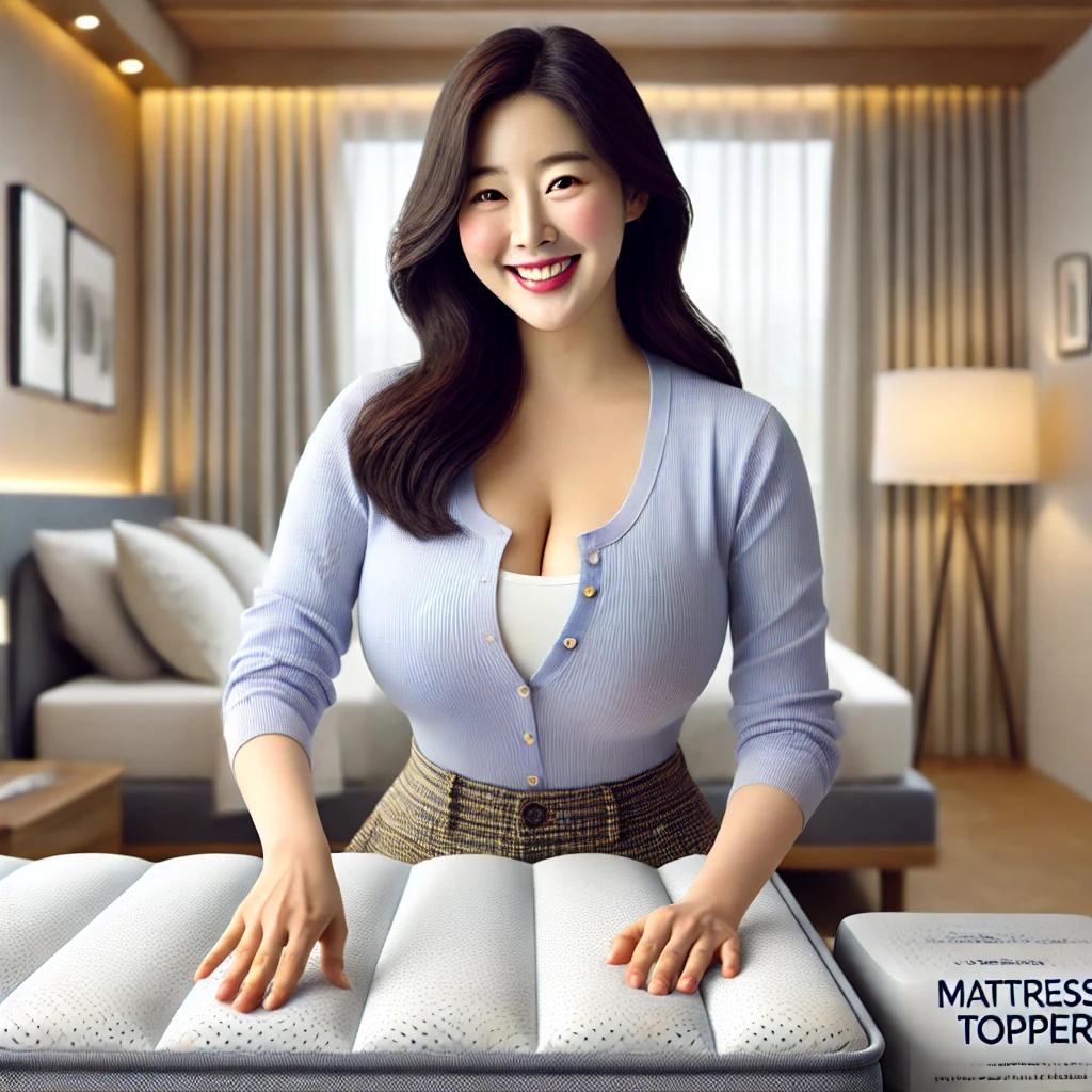 침대 매트리스 위에 까는 매트리스