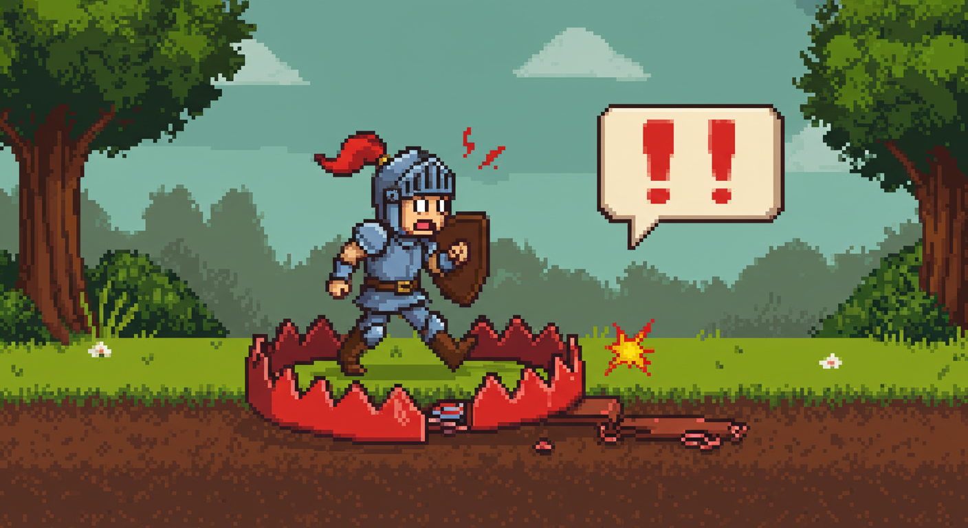 함정에! 어이가 없네!