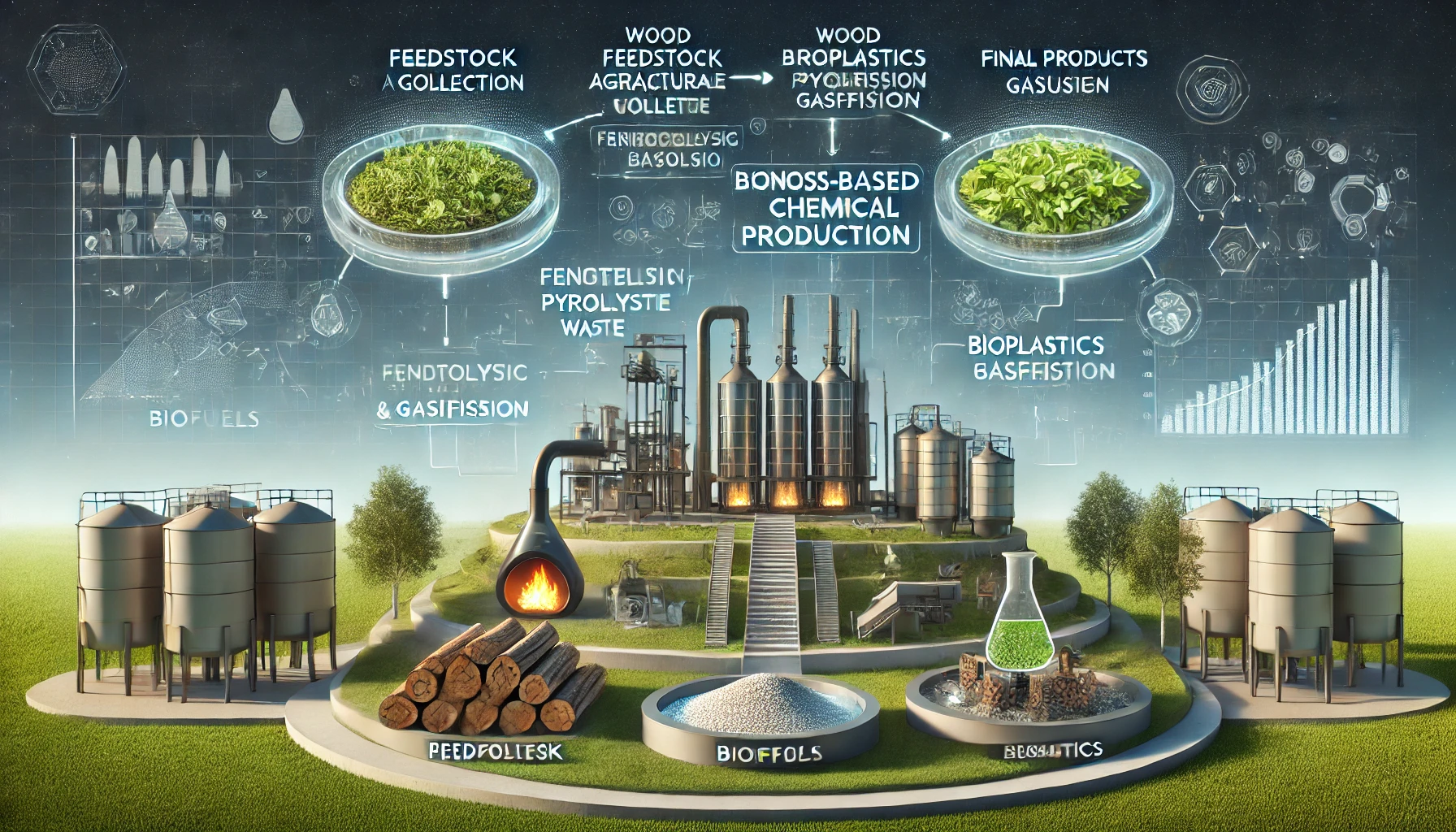 바이오매스 변환 과정의 개념