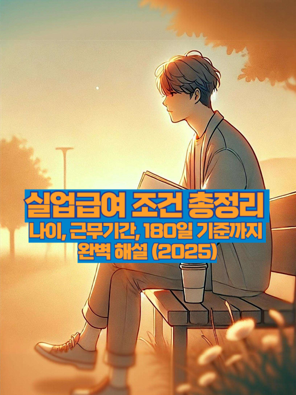 실업급여 조건 요약 및 수급 기준 정리