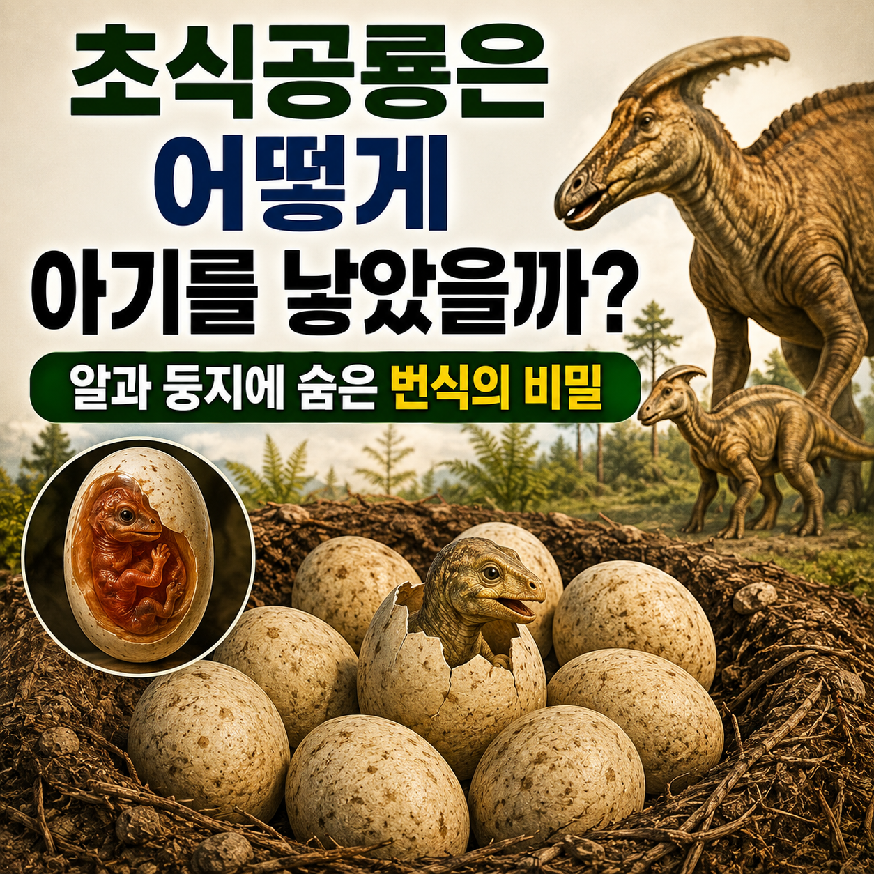 초식공룡은 어떻게 아기를 낳았을까?