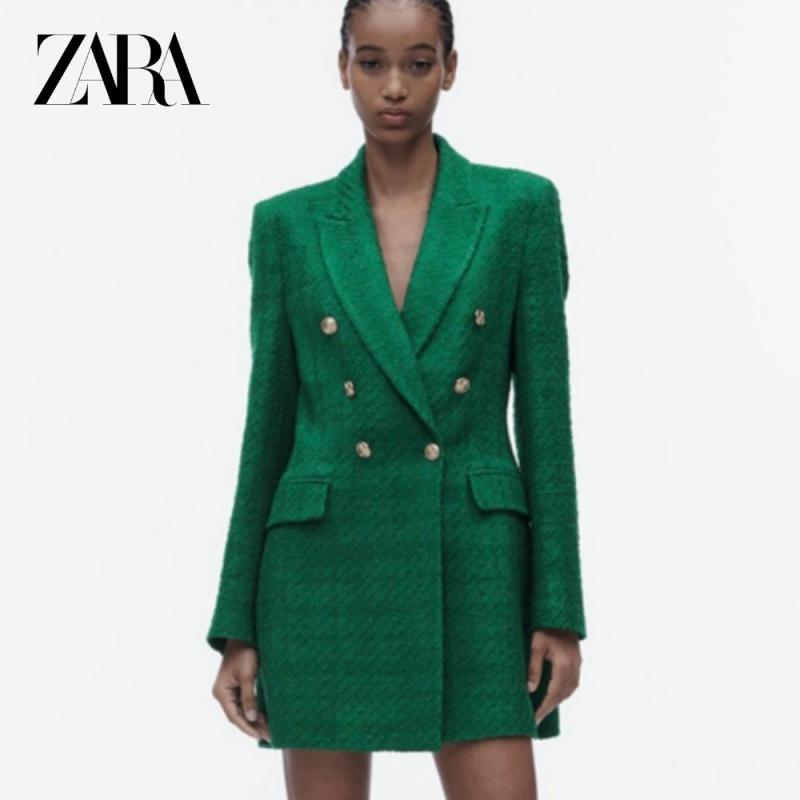 자라 트위드자켓 더블 블레이저