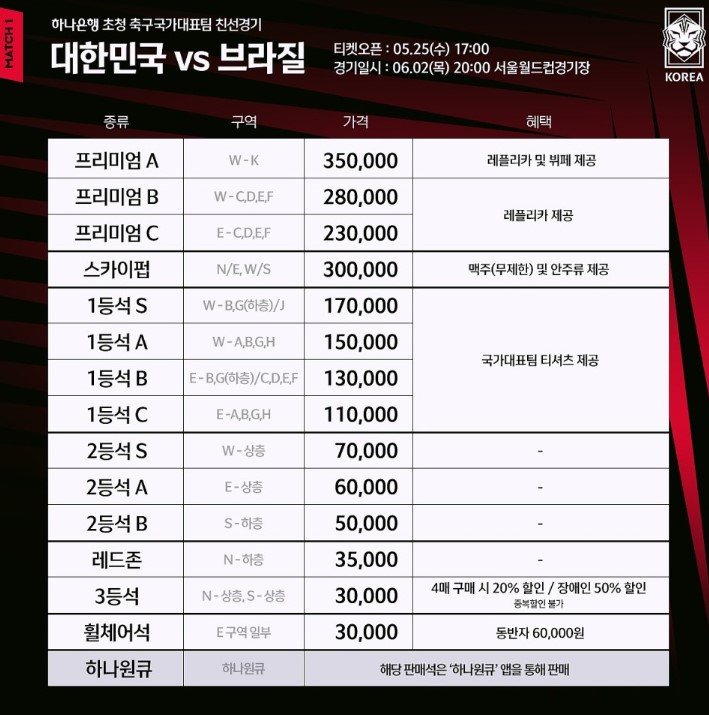 브라질전-티켓예매