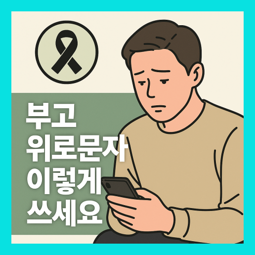 부고 위로문자 상황별 총정리