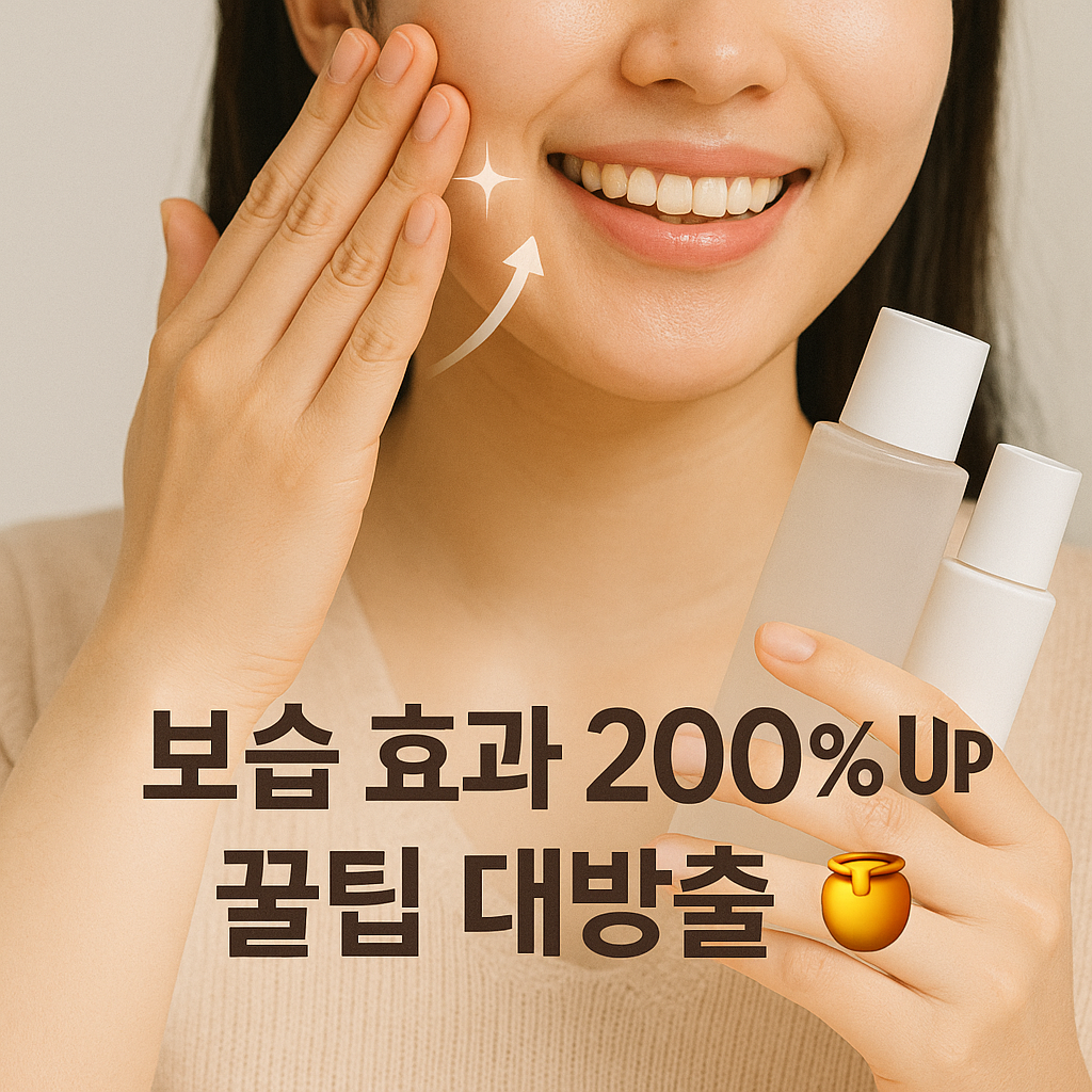 보습 효과 200% UP! 꿀팁 대방출 🍯
