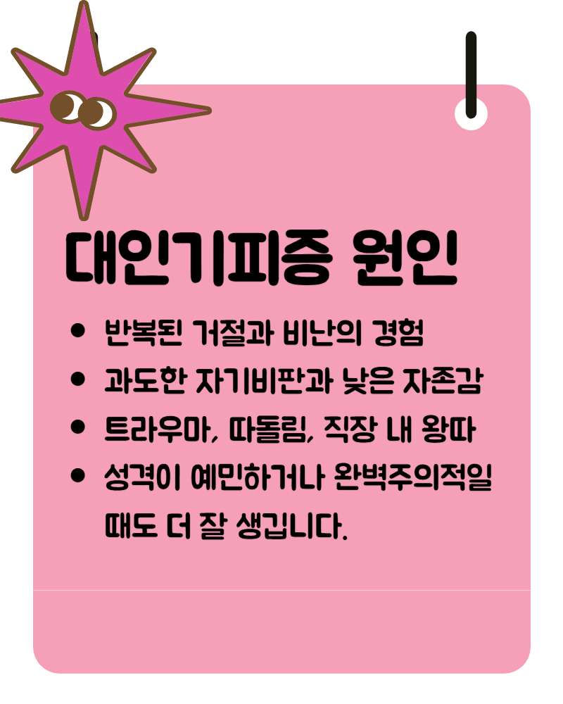 대인기피증 증세