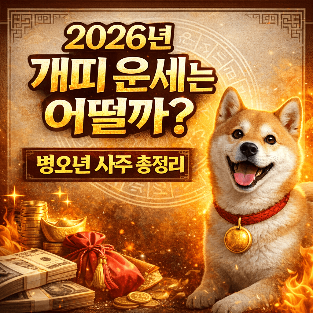 2026년 개띠 운세는 어떨까? 병오년 사주 총정리 썸네일