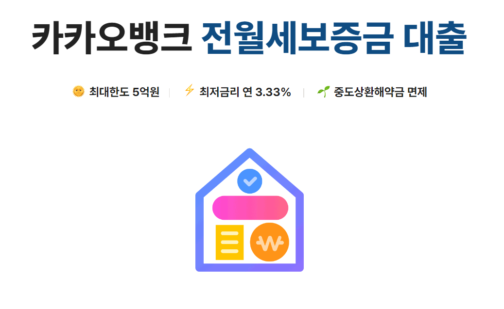 카카오뱅크 전월세보증금 대출