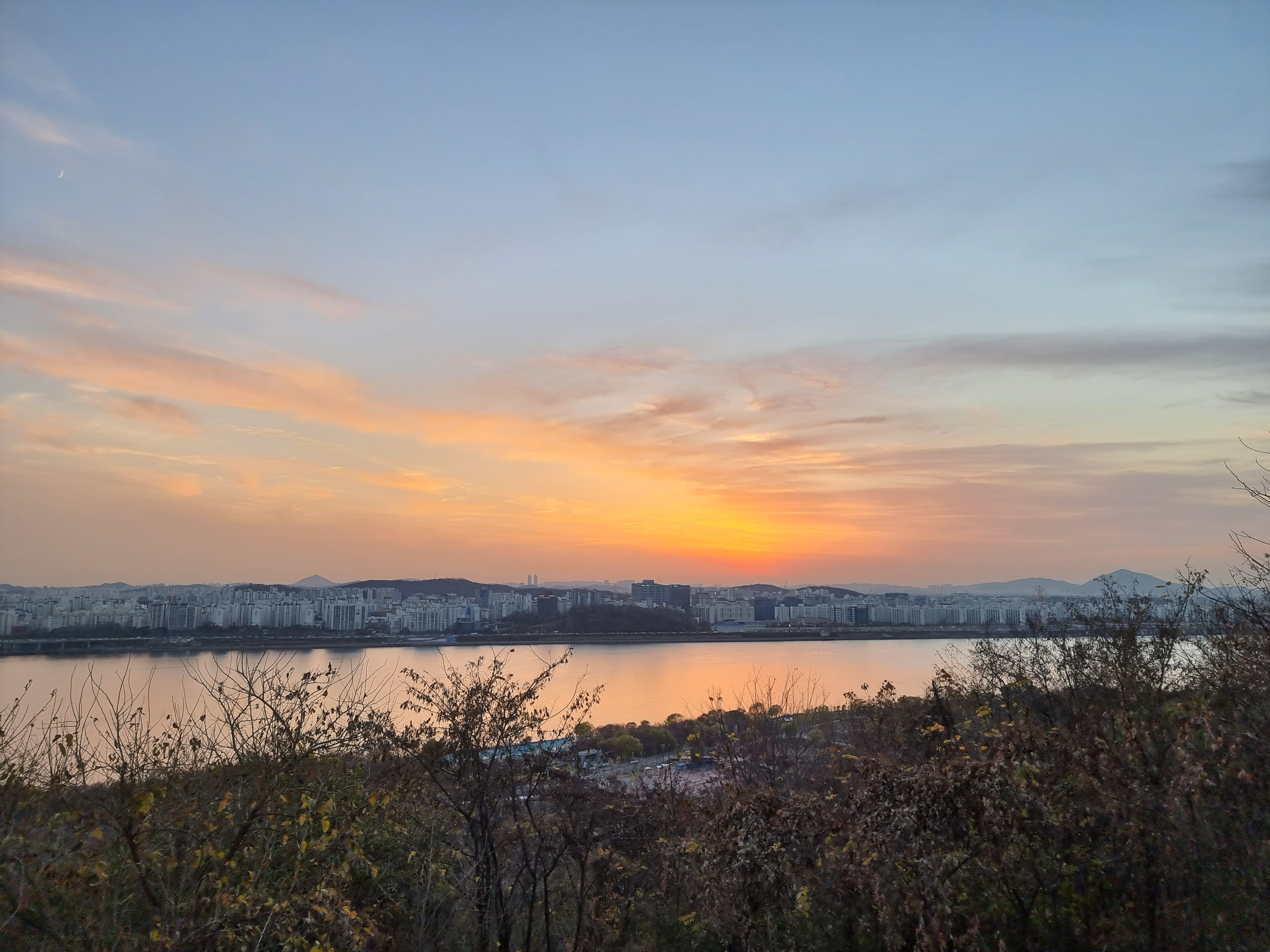 하늘공원 노을, 석양