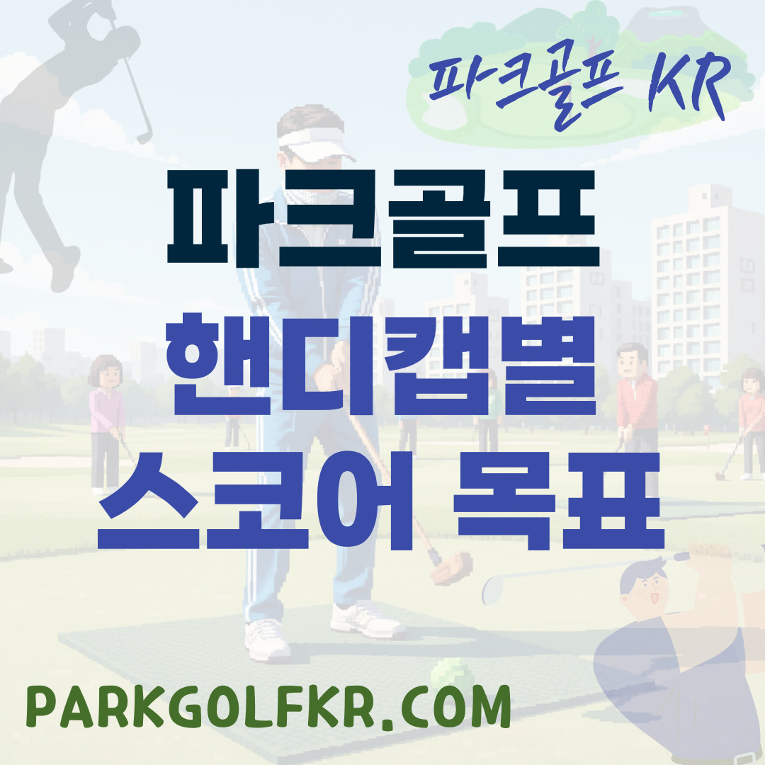 파크골프 핸디캡별 스코어 목표 설정 및 라운딩 전략
