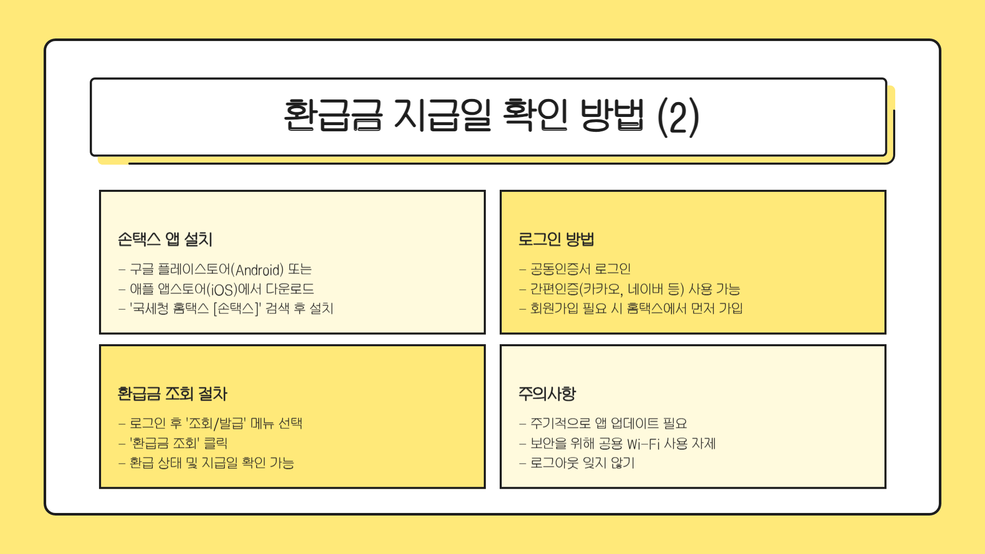 종합소득세 환급일 지급 일정과 입금 시점