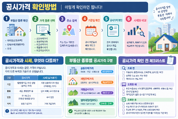 공시가격 확인방법