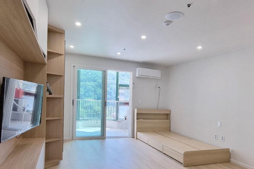 안성 미리내실버타운 빌트인 객실