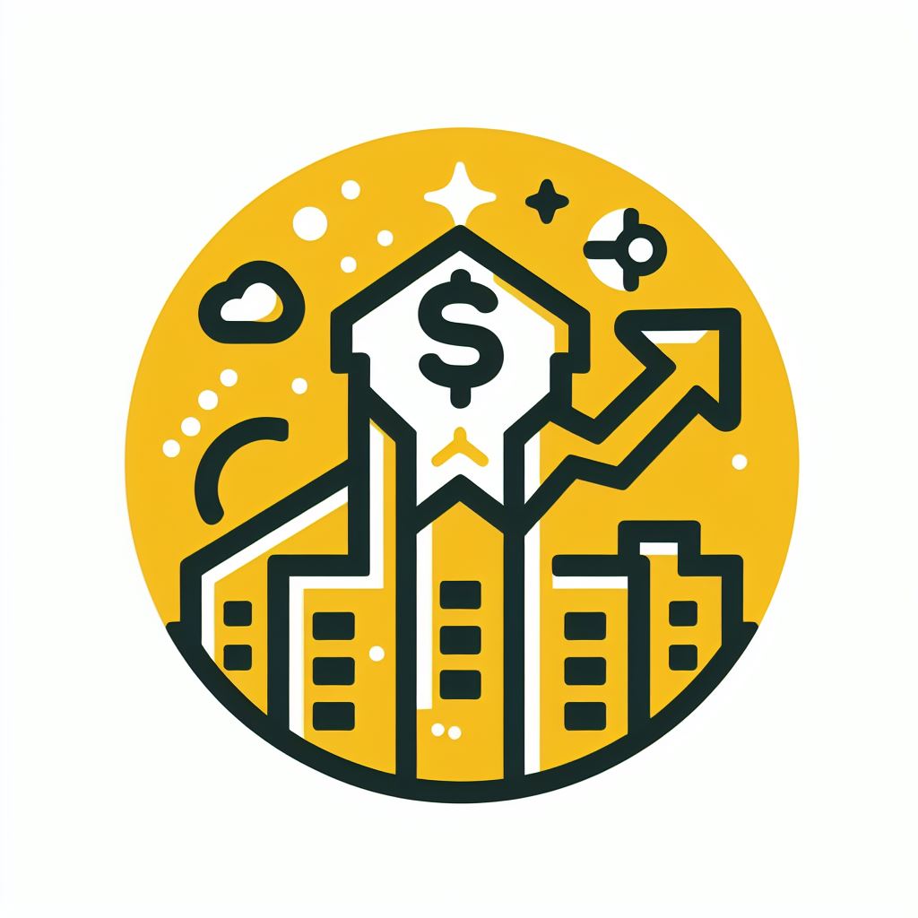 상승하는 경제 로고