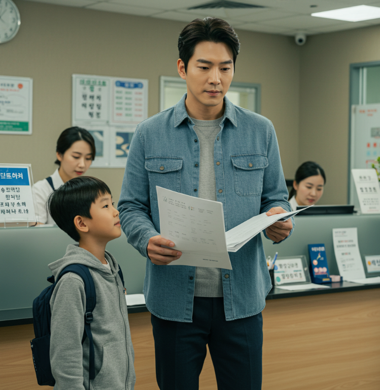 이민 배경과 첫 학교 등록