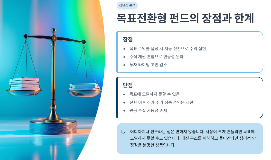 목표전환형 펀드의 장점과 한계, 한 번에 정리