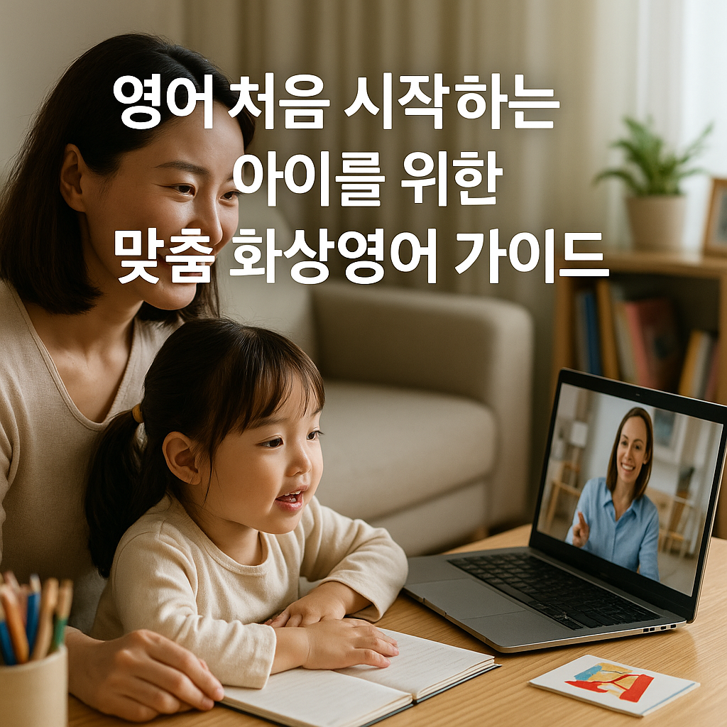 영어 처음 시작하는 아이를 위한 맞춤 화상영어 가이드