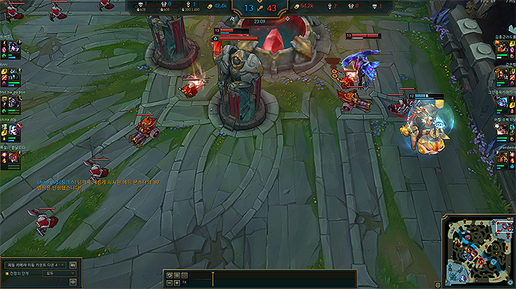 프로-플레이-관전-하는-장면