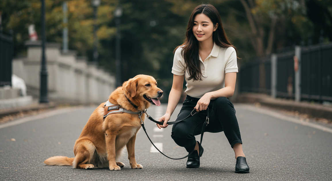 안내견 이미지