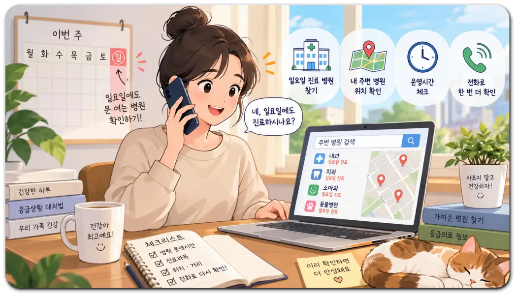 일요일-진료-병원-찾기-안내