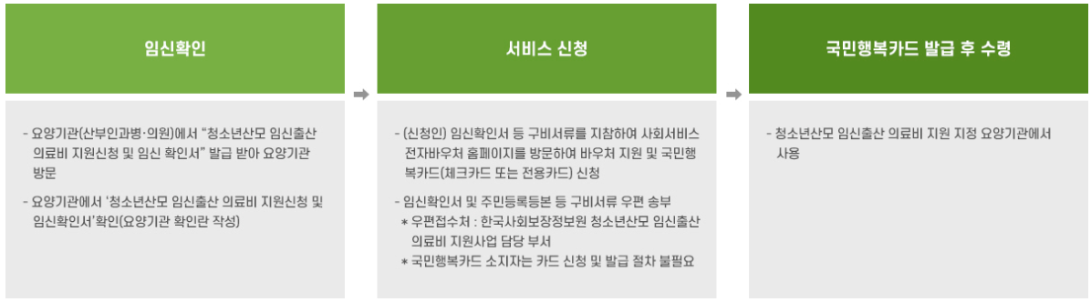 청소년 산모 임신 출산 의료비 지원2