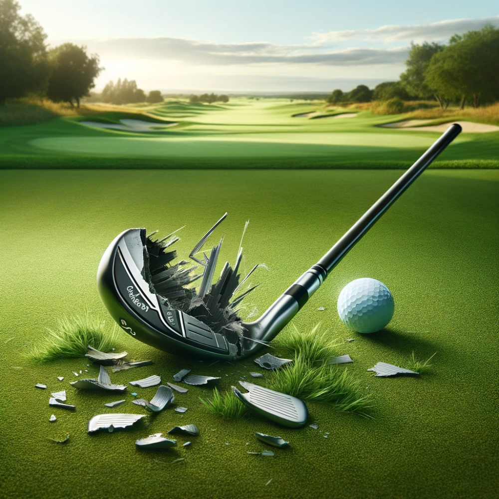 캘러웨이 클럽 파손